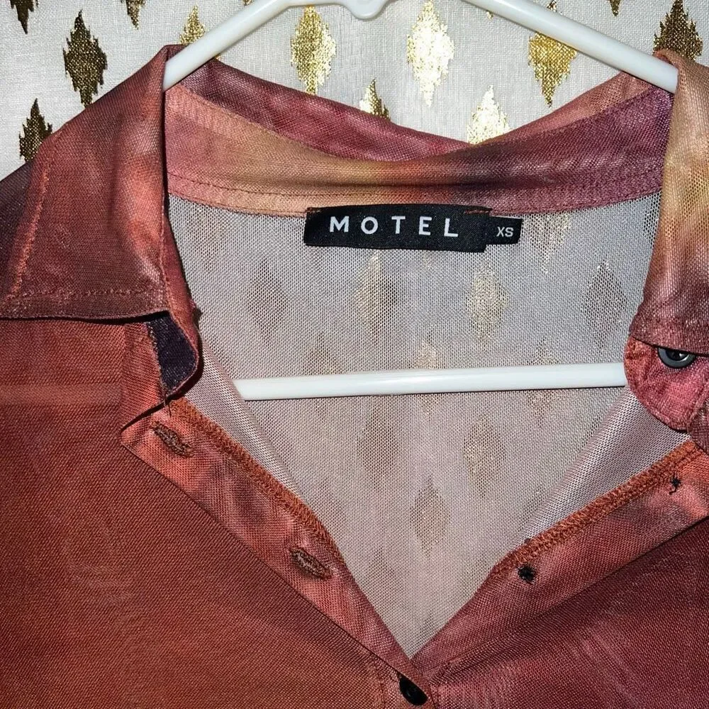 Motel matching set Herly Trouser In Sunset Melt size XS